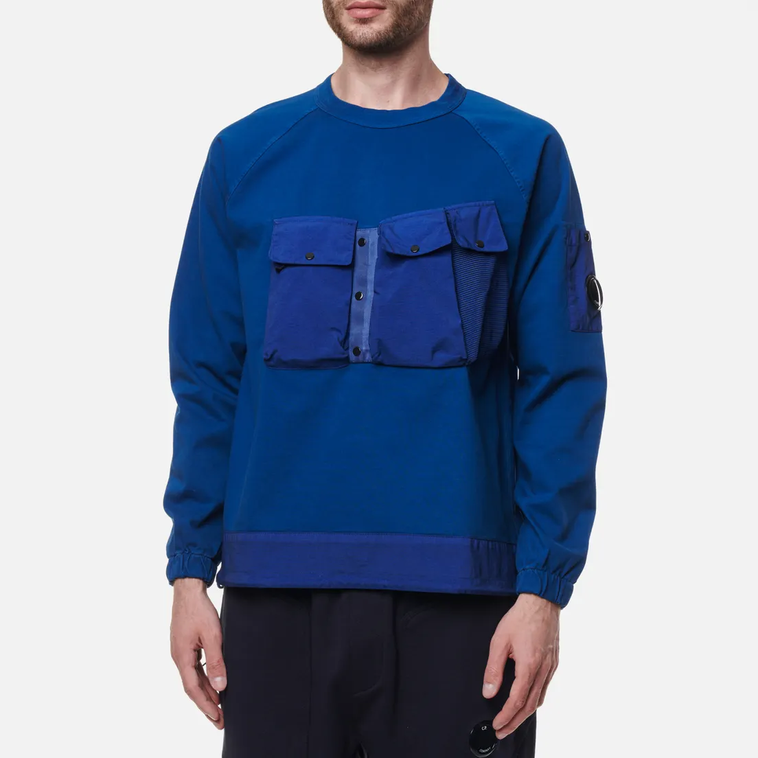C.P. Company Мужская толстовка Heavy Jersey Mixed Garment Dyed