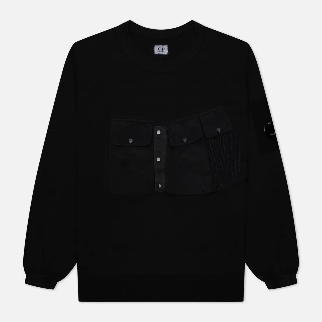 C.P. Company Мужская толстовка Heavy Jersey Mixed Garment Dyed