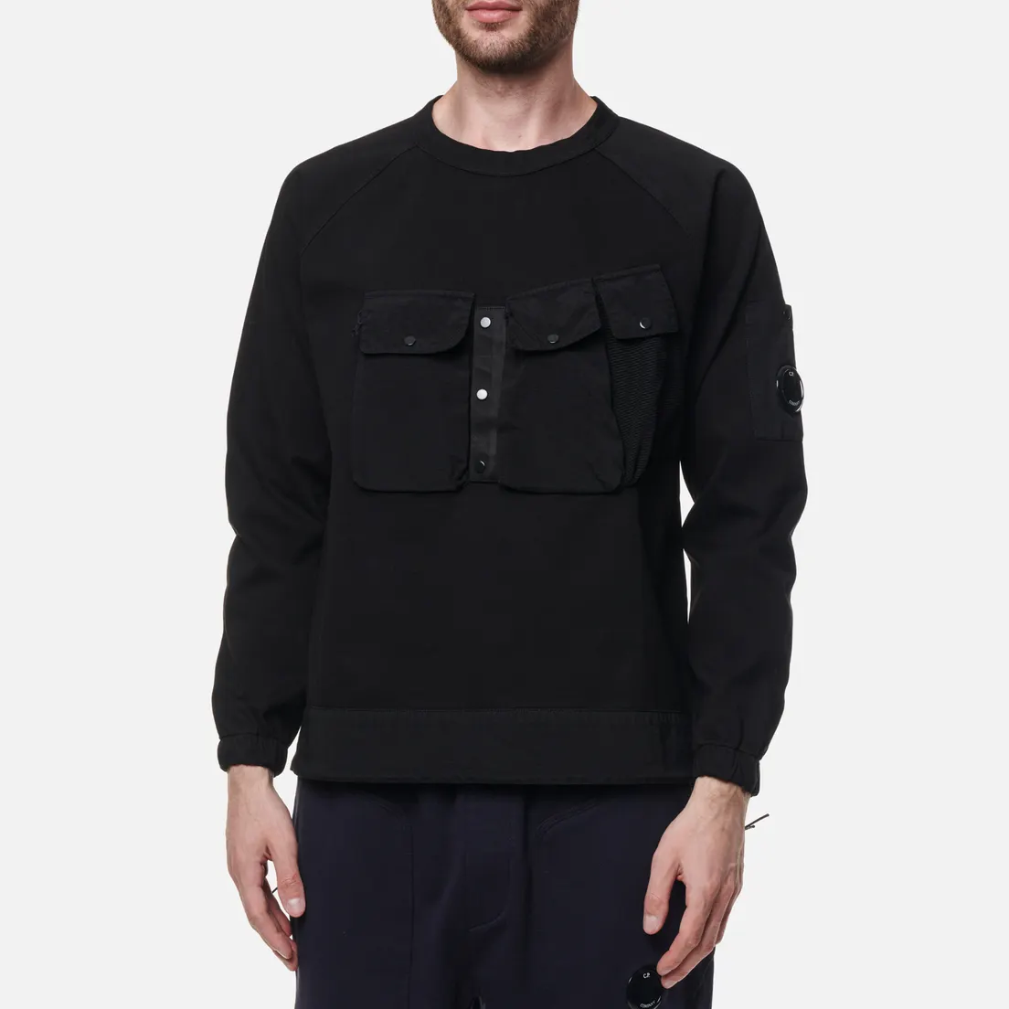 C.P. Company Мужская толстовка Heavy Jersey Mixed Garment Dyed