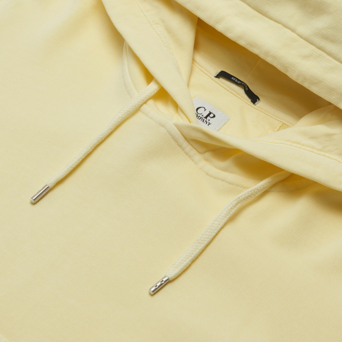 Мужская толстовка C.P. Company, цвет жёлтый, размер XL 12CMSS321A005398S 204 Cotton Fleece Resist Dyed Hoodie - фото 2
