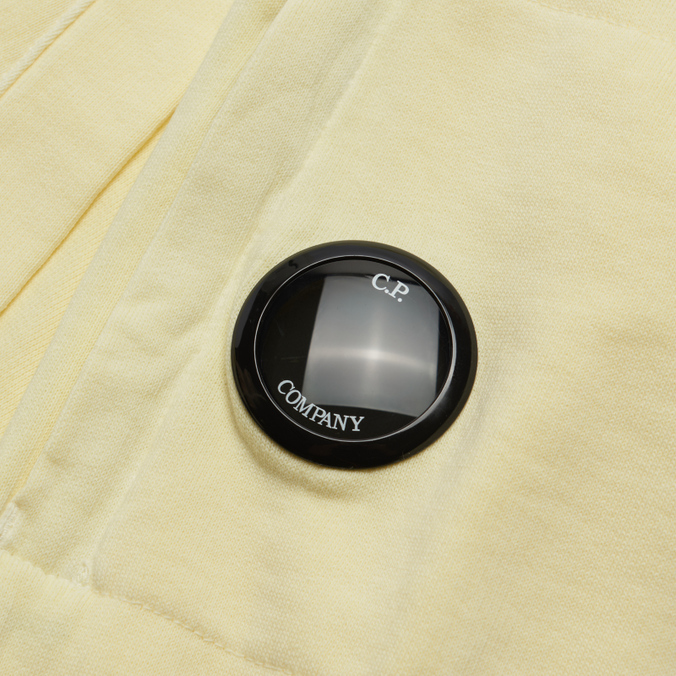 Мужская толстовка C.P. Company, цвет жёлтый, размер XL 12CMSS321A005398S 204 Cotton Fleece Resist Dyed Hoodie - фото 3
