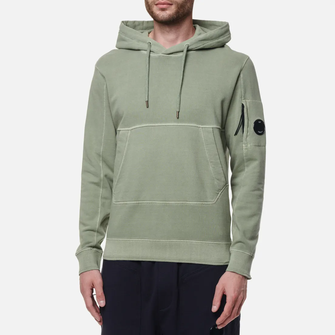 C.P. Company Мужская толстовка Cotton Fleece Resist Dyed Hoodie