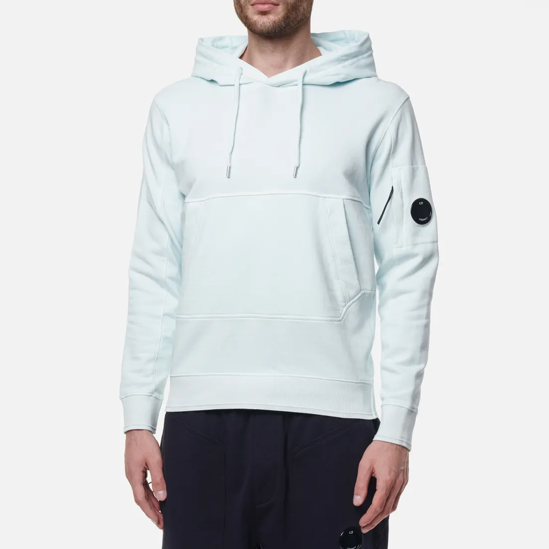 C.P. Company Мужская толстовка Cotton Fleece Resist Dyed Hoodie