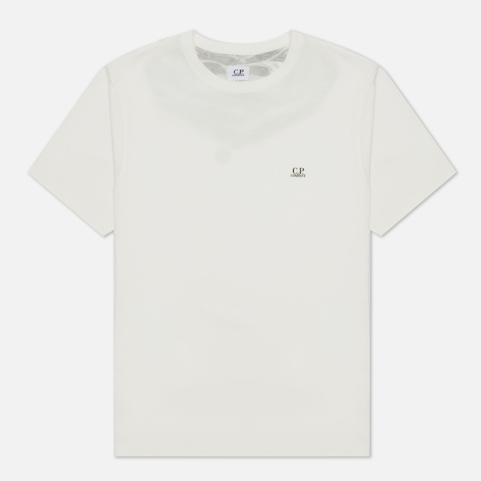 Мужская футболка C.P. Company, цвет белый, размер M 12CMTS044A005100W 103 Jersey Goggle Graphic - фото 1