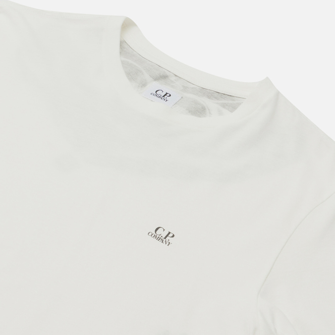 Мужская футболка C.P. Company, цвет белый, размер M 12CMTS044A005100W 103 Jersey Goggle Graphic - фото 2