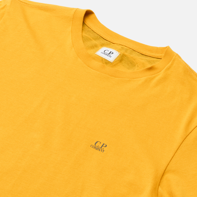 Мужская футболка C.P. Company, цвет жёлтый, размер L 12CMTS044A005100W 239 Jersey Goggle Graphic - фото 2