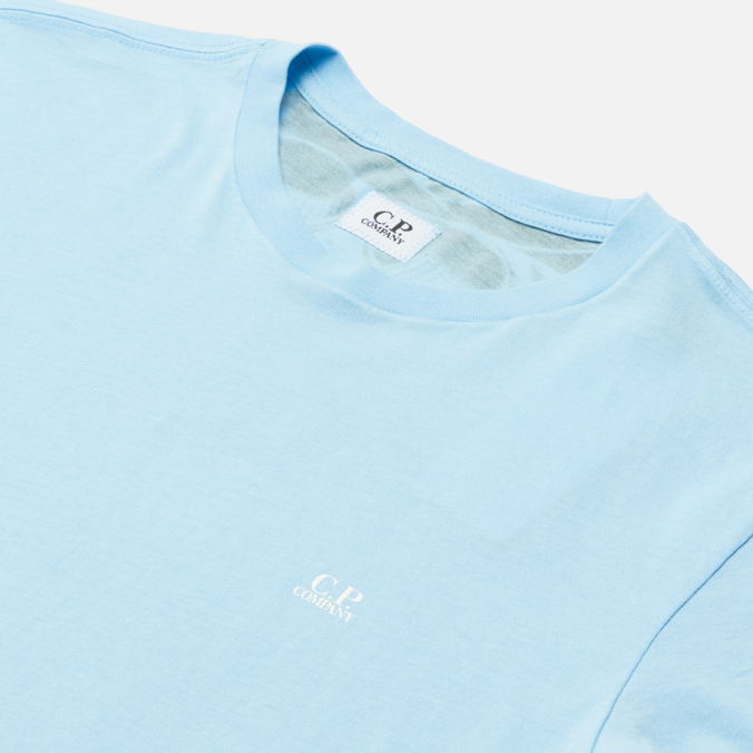 Мужская футболка C.P. Company, цвет голубой, размер XL 12CMTS044A005100W 832 Jersey Goggle Graphic - фото 2