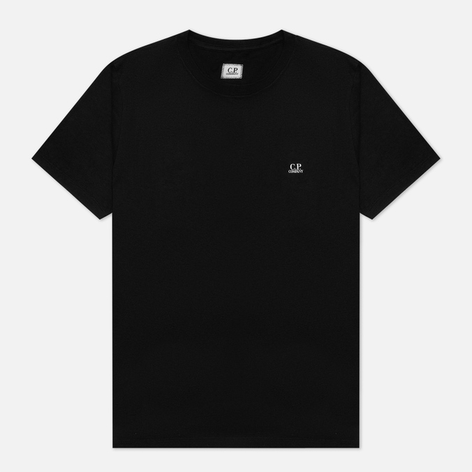Мужская футболка C.P. Company, цвет чёрный, размер XXL 12CMTS044A005100W 999 Jersey Goggle Graphic - фото 1