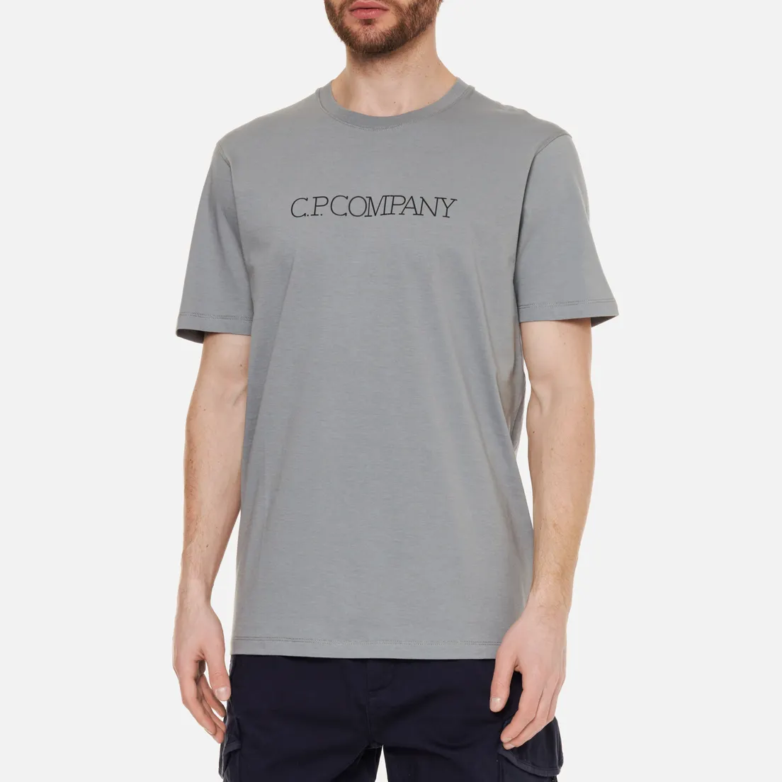 C.P. Company Мужская футболка Jersey Relaxed Fit Tonal Logo