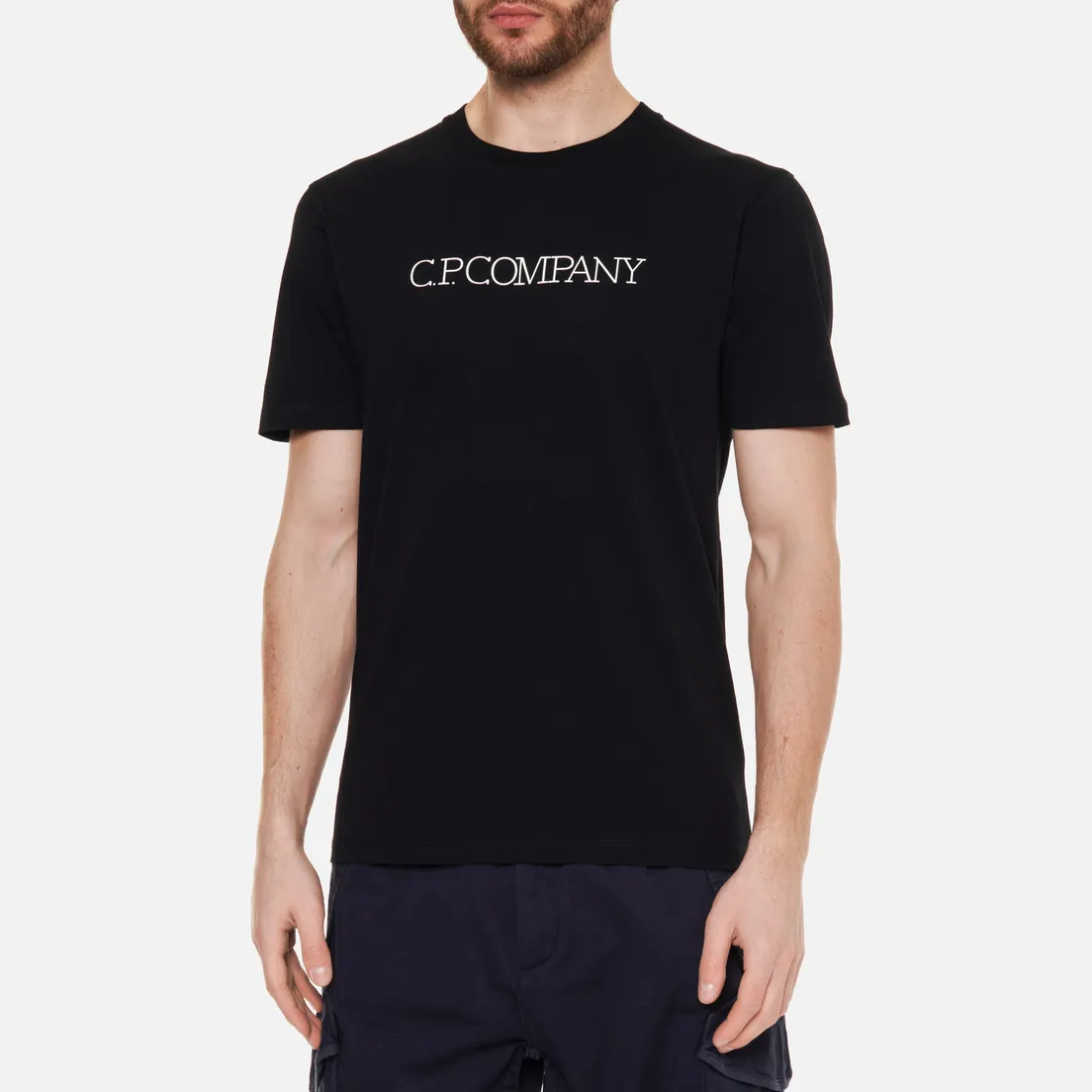 C.P. Company Мужская футболка Jersey Relaxed Fit Tonal Logo