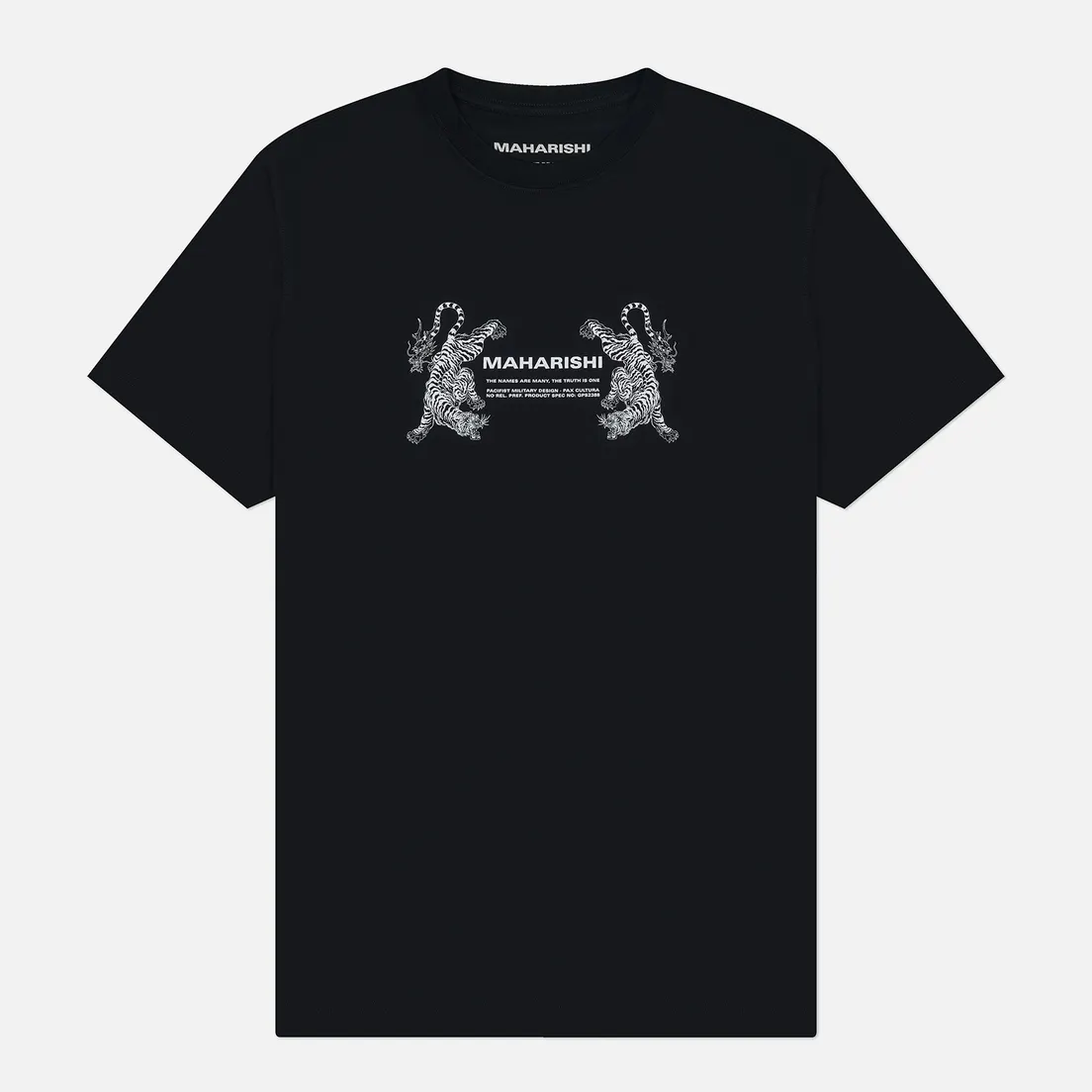 maharishi Мужская футболка Double Tigers Miltype