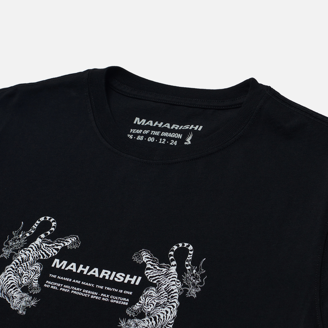 maharishi Мужская футболка Double Tigers Miltype