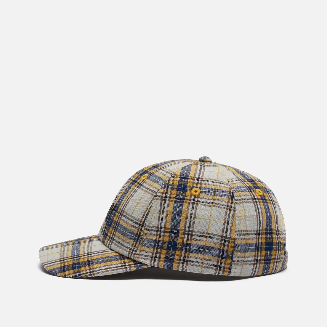 Stussy Кепка Madras Plaid Big Logo Low Pro