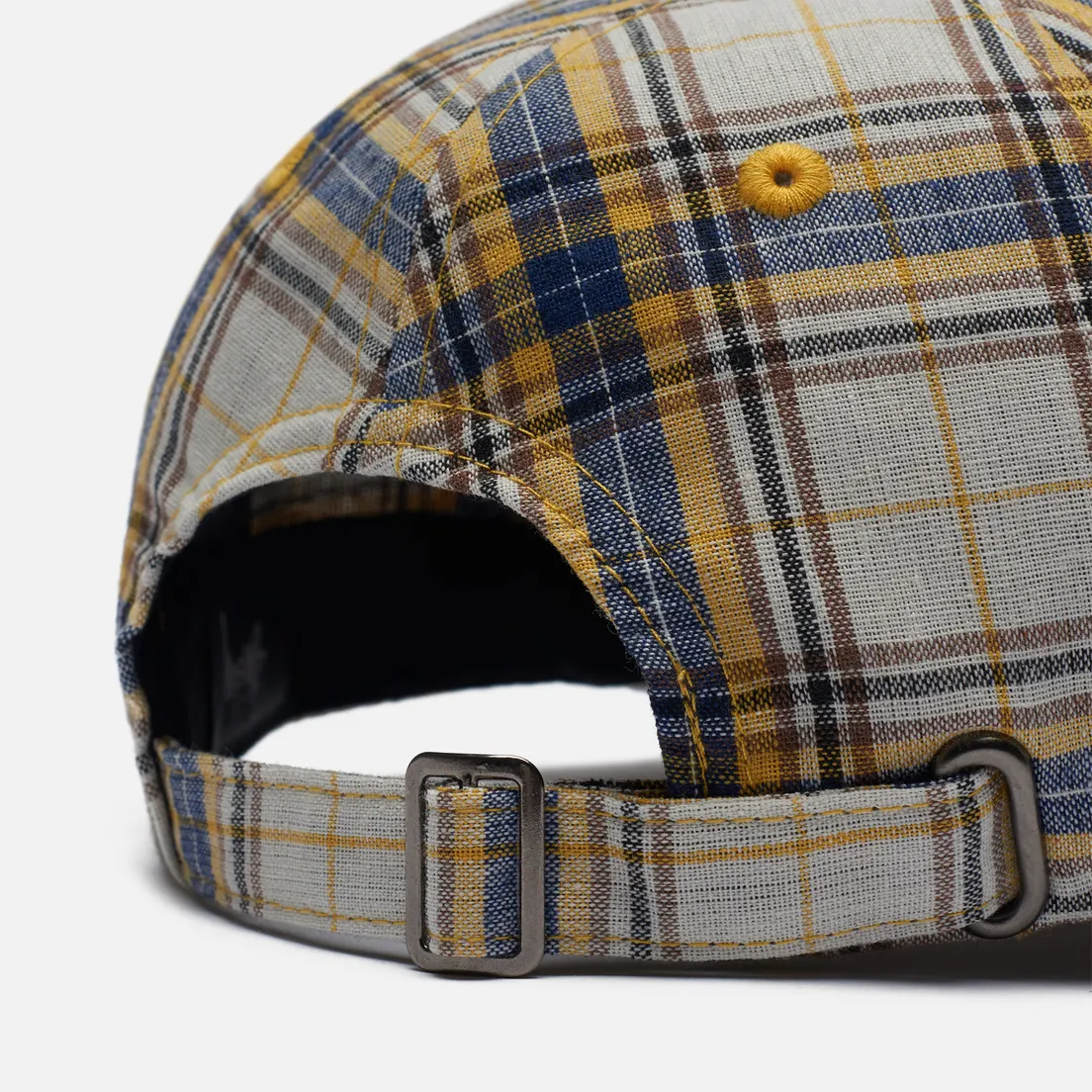 Stussy Кепка Madras Plaid Big Logo Low Pro