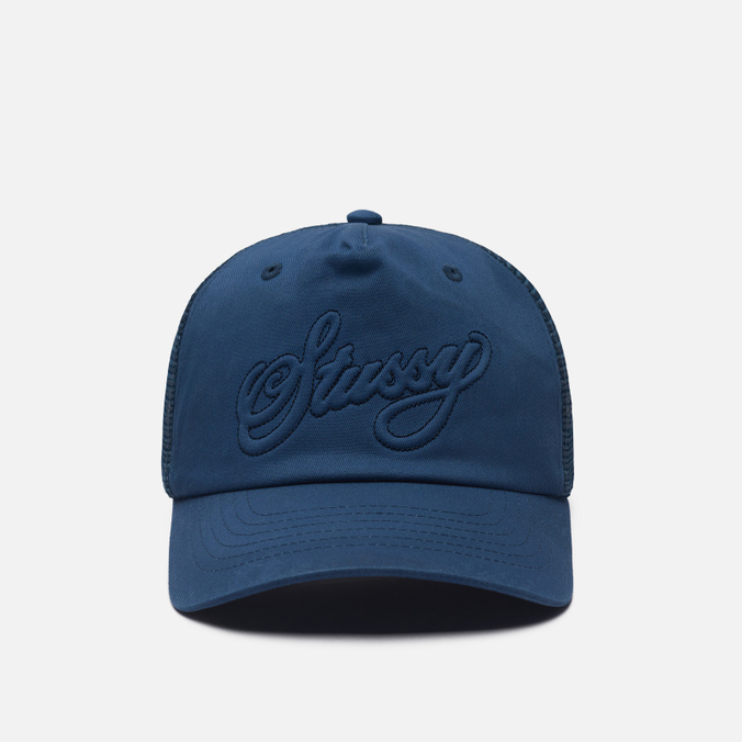 Кепка Stussy Waxed Trucker Cursive Stitch Snapback