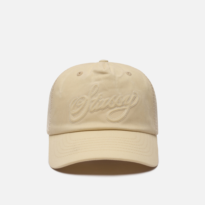 Кепка Stussy Waxed Trucker Cursive Stitch Snapback