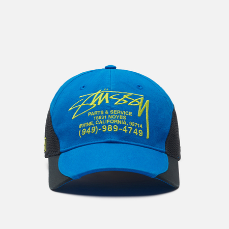 Кепка Stussy Parts & Service Mesh, цвет синий
