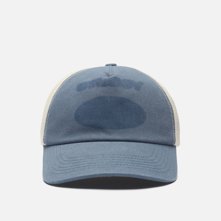 Кепка Stussy Ghost Logo Trucker, цвет синий