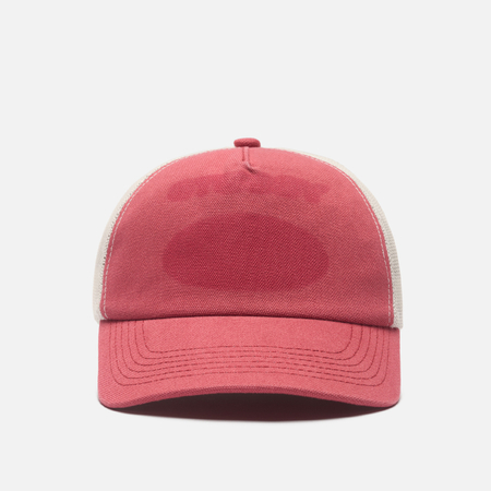 Кепка Stussy Ghost Logo Trucker, цвет красный
