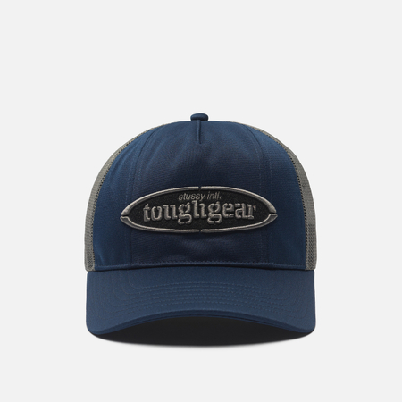 Кепка Stussy MD Tough Gear Trucker, цвет синий