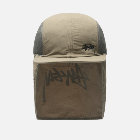 Кепка Stussy Foldable Shade, цвет бежевый