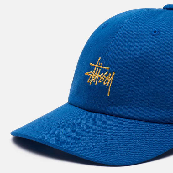 Кепка Stussy Stock Low Pro Logo Blue