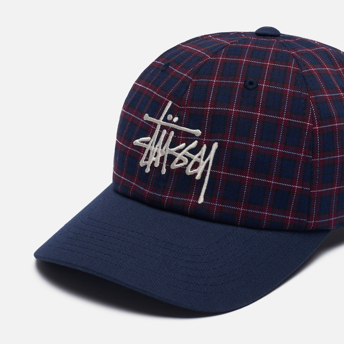 Кепка Stussy Plaid 2-Tone Low Pro, 131980-NAVY