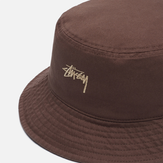 Панама Stussy Stock Printed Logo Coffee