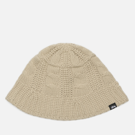 Панама Stussy Cable Knit, цвет бежевый