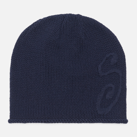 Шапка Stussy S Skullcap, цвет синий