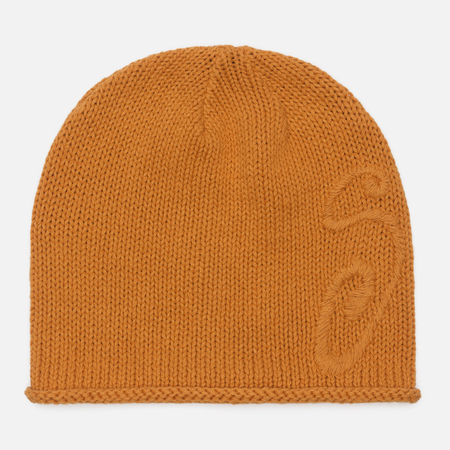 Шапка Stussy S Skullcap, цвет оранжевый