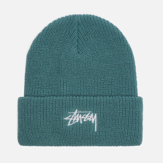Шапка Stussy Stock Cuff Logo Green