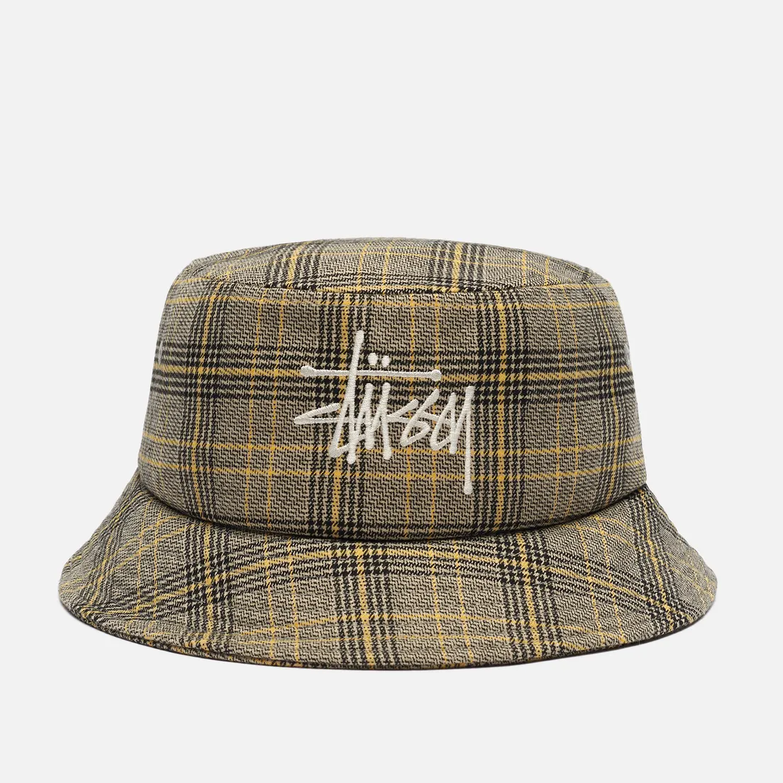 Stussy Панама Big Logo Plaid