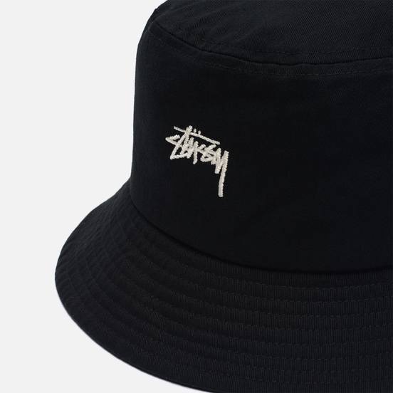 Панама Stussy Stock Logo Black