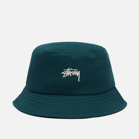 Панама Stussy Stock Logo Green