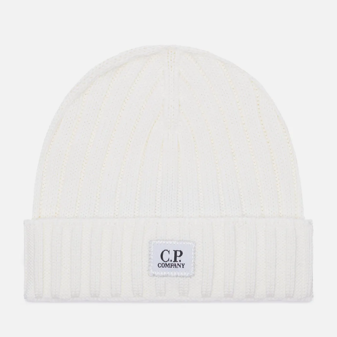 C.P. Company Шапка Extra Fine Merino Wool Logo Beanie