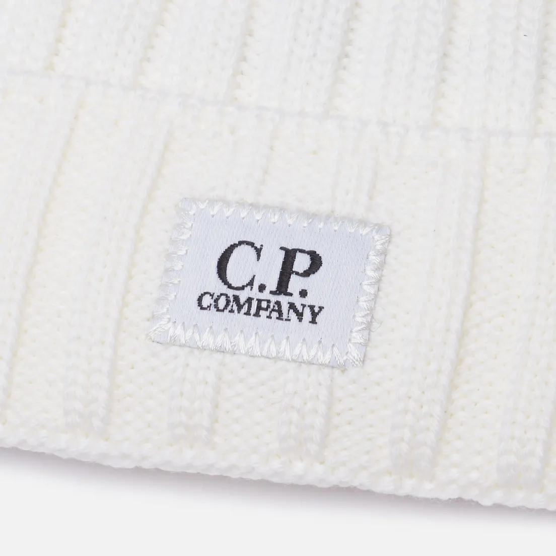 C.P. Company Шапка Extra Fine Merino Wool Logo Beanie