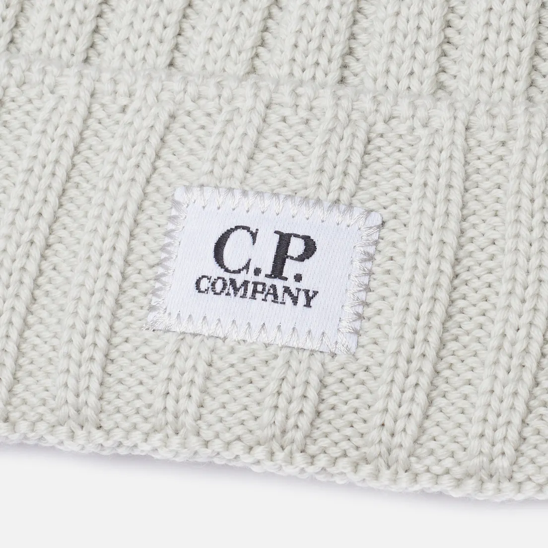 C.P. Company Шапка Extra Fine Merino Wool Logo Beanie