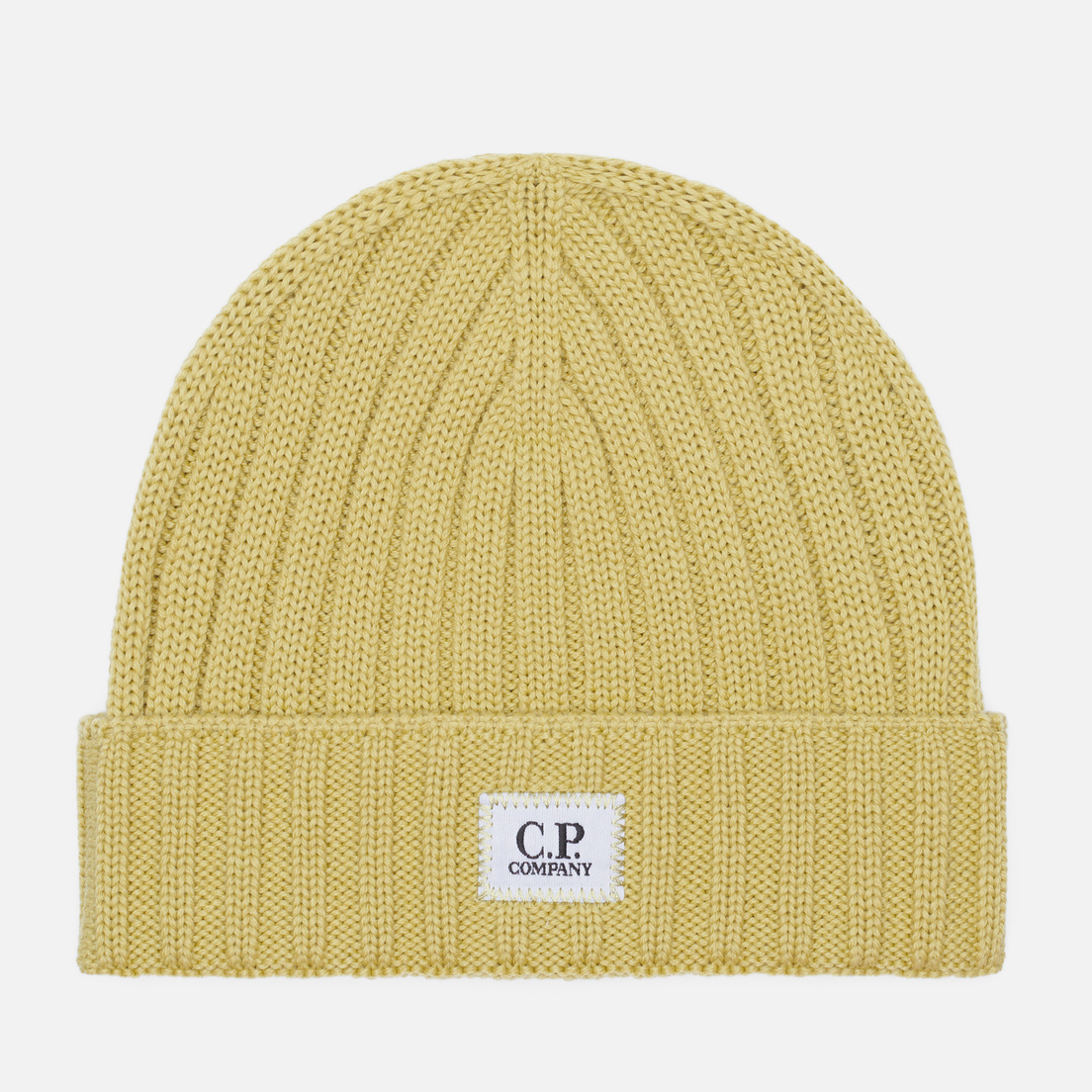 C.P. Company Шапка Extra Fine Merino Wool Logo Beanie