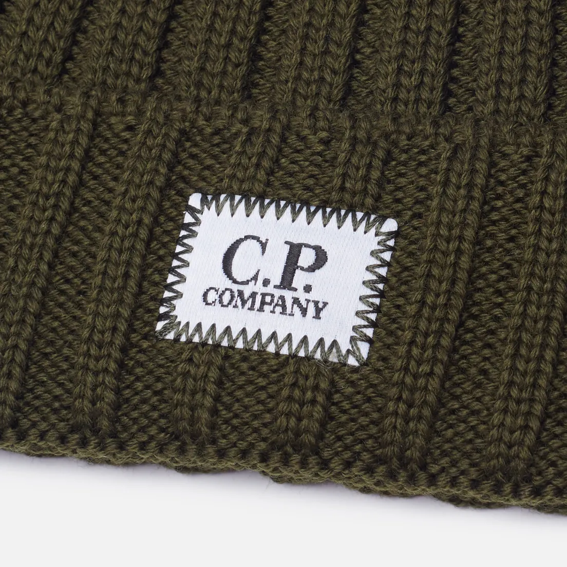 C.P. Company Шапка Extra Fine Merino Wool Logo Beanie