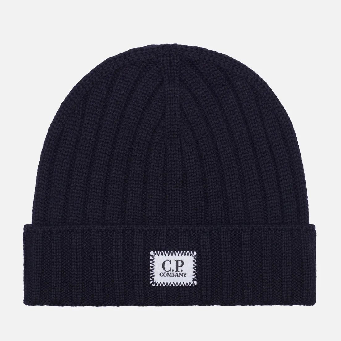 C.P. Company Шапка Extra Fine Merino Wool Logo Beanie