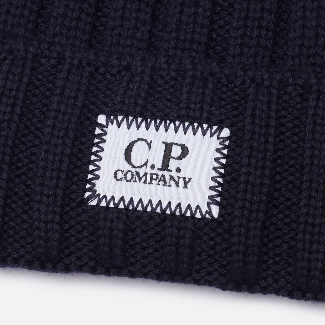C.P. Company Шапка Extra Fine Merino Wool Logo Beanie