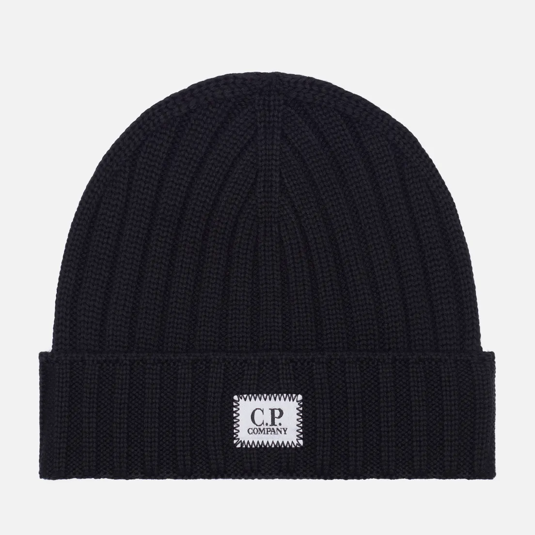 C.P. Company Шапка Extra Fine Merino Wool Logo Beanie
