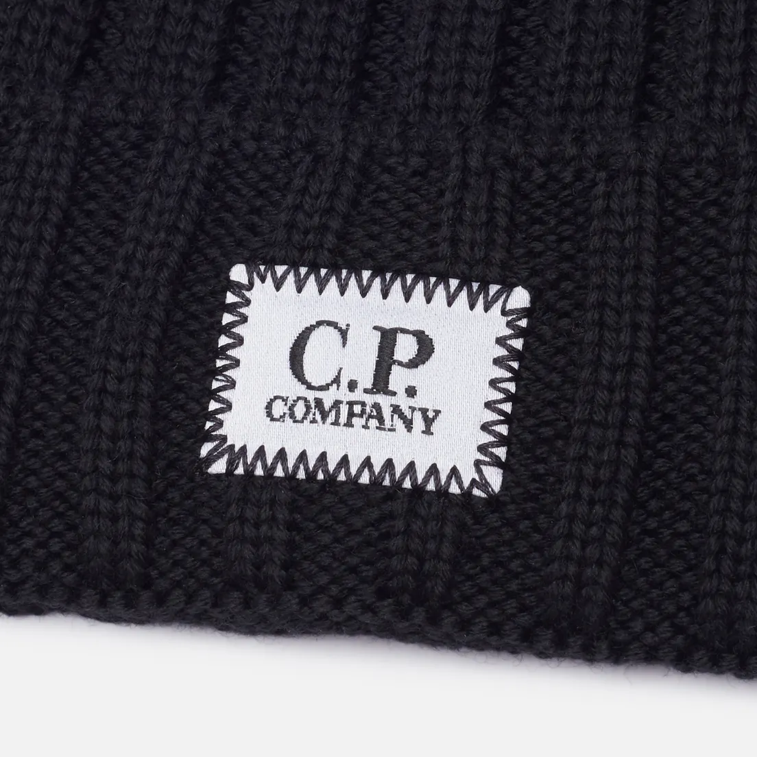 C.P. Company Шапка Extra Fine Merino Wool Logo Beanie