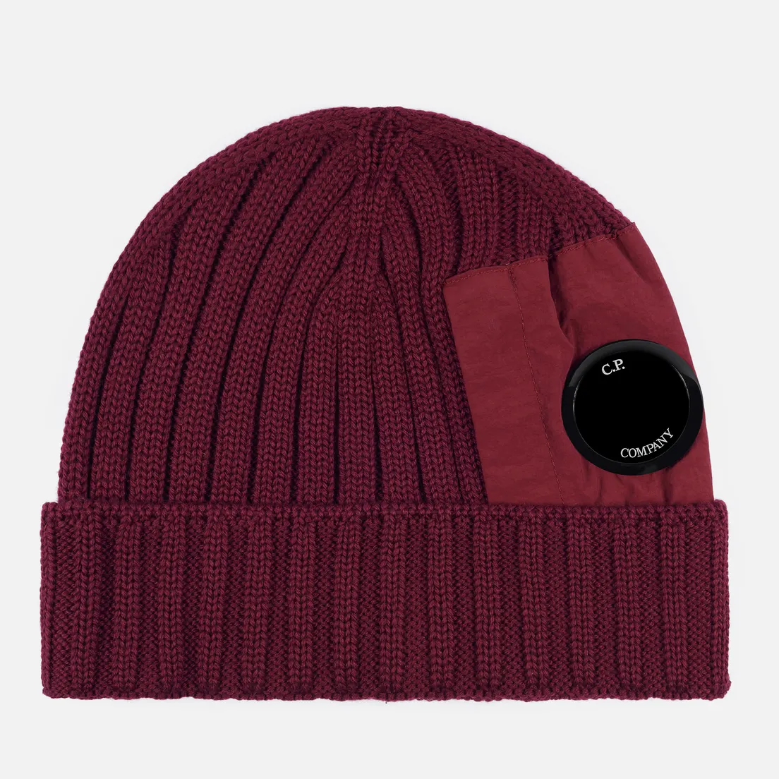 C.P. Company Шапка Extra Fine Merino Wool Lens Panel
