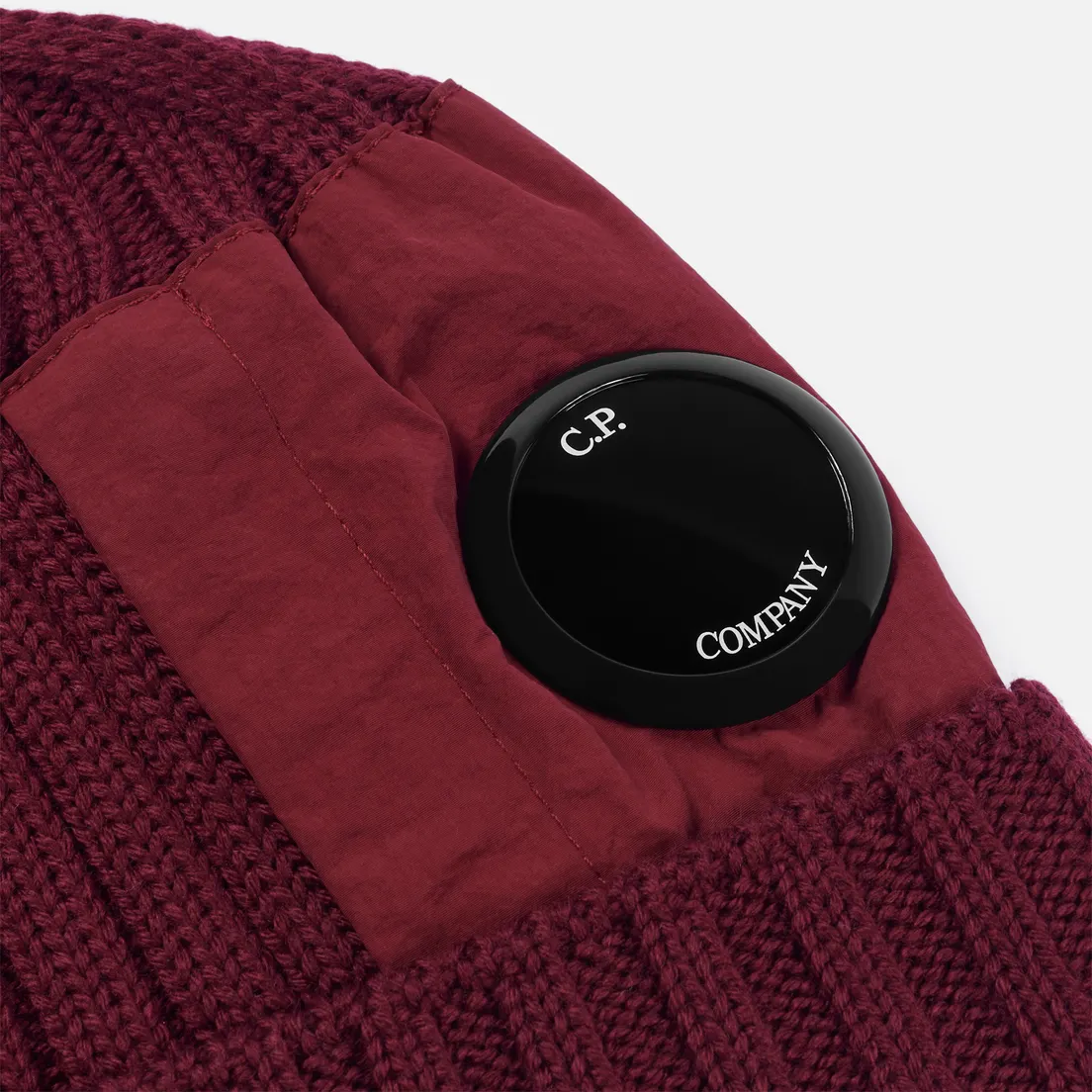 C.P. Company Шапка Extra Fine Merino Wool Lens Panel