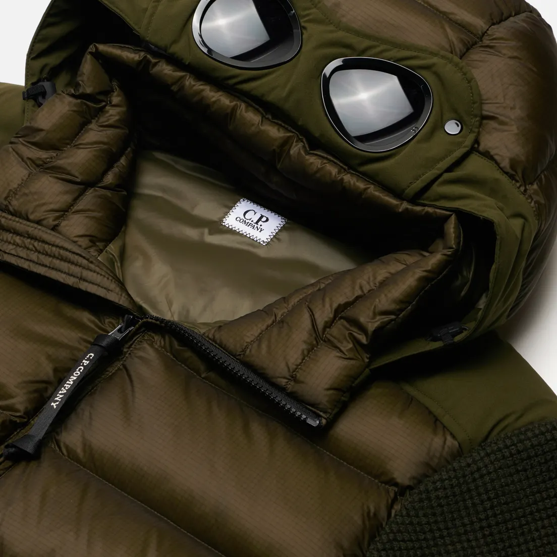 C.P. Company Мужская куртка Merino/Nylon Mixed Goggle
