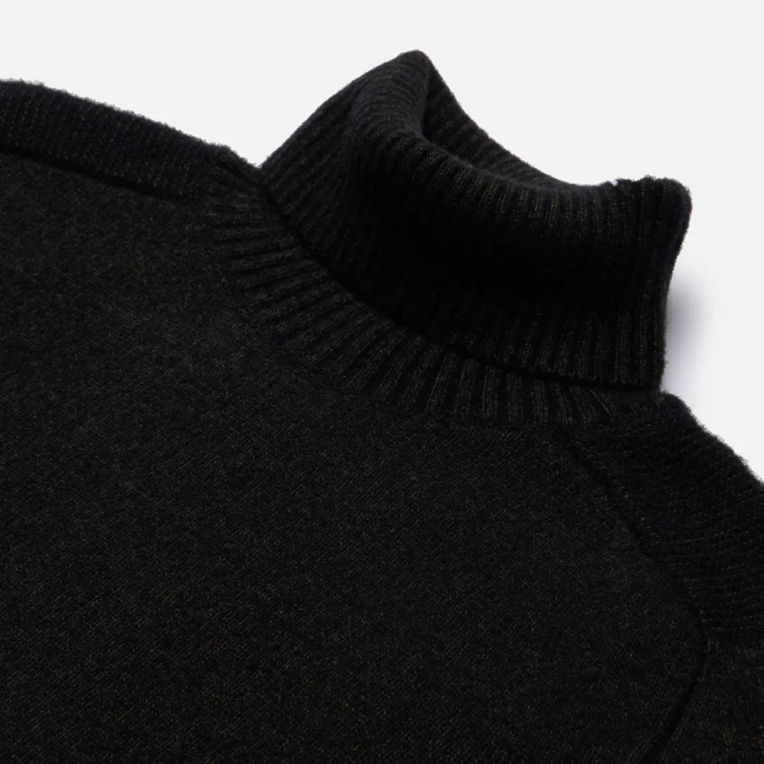 C.P. Company Мужской свитер Fleece Knit Roll Neck Ribbed Trims
