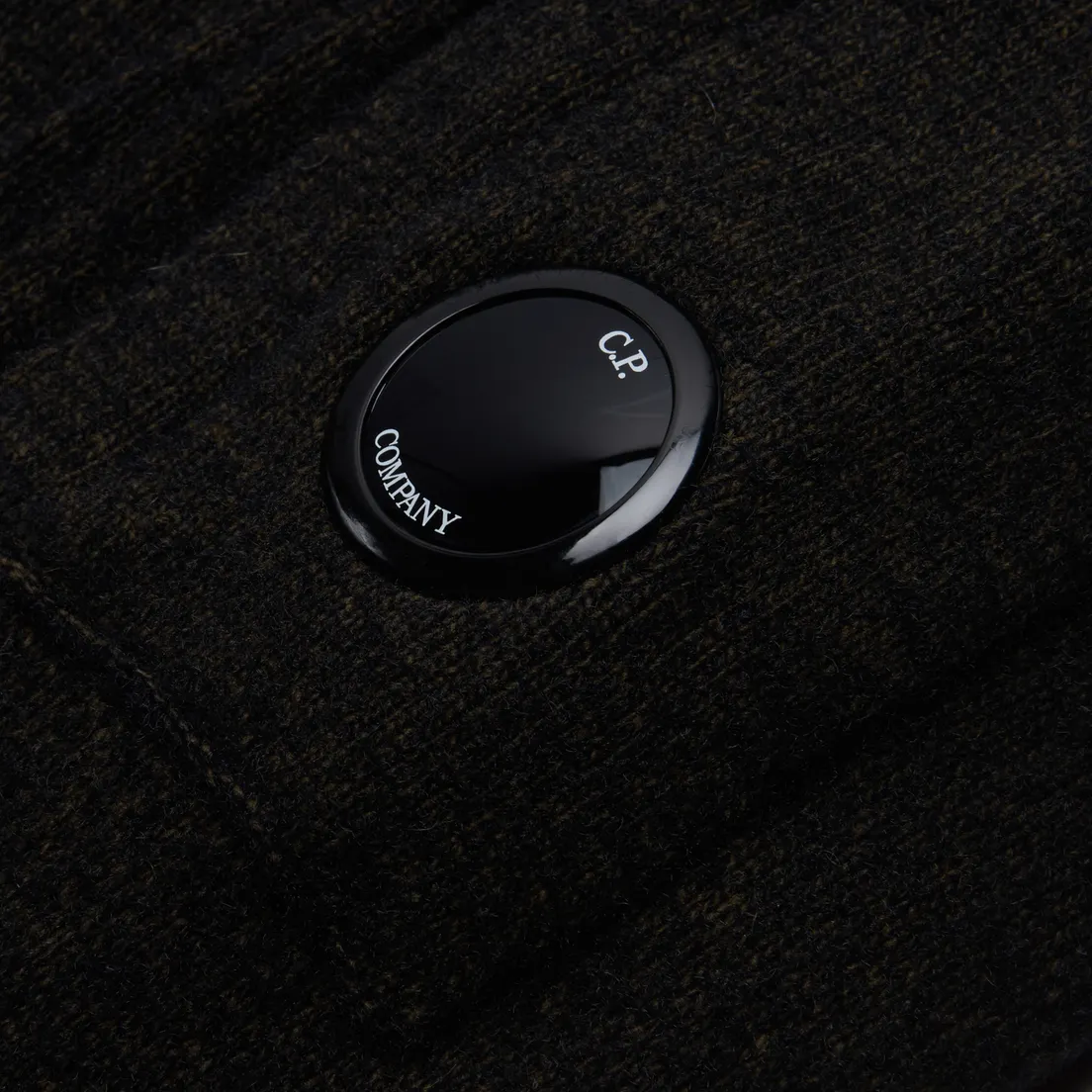C.P. Company Мужской свитер Fleece Knit Roll Neck Ribbed Trims