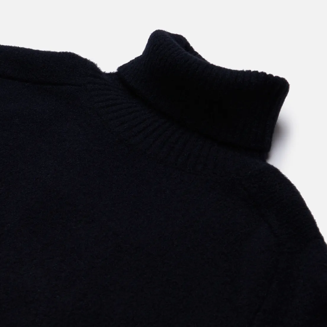 C.P. Company Мужской свитер Fleece Knit Roll Neck Ribbed Trims